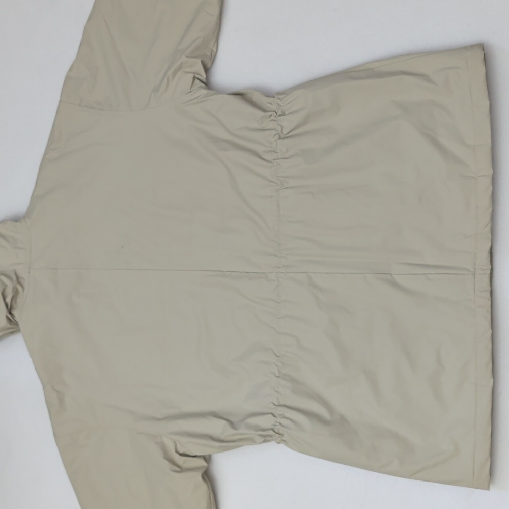 Misty Harbor Women's Beige Fleece Lined Hooded Rain Jacket - Size Large - Picture 10 of 12